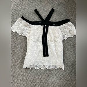 Lucy Paris lace top size small